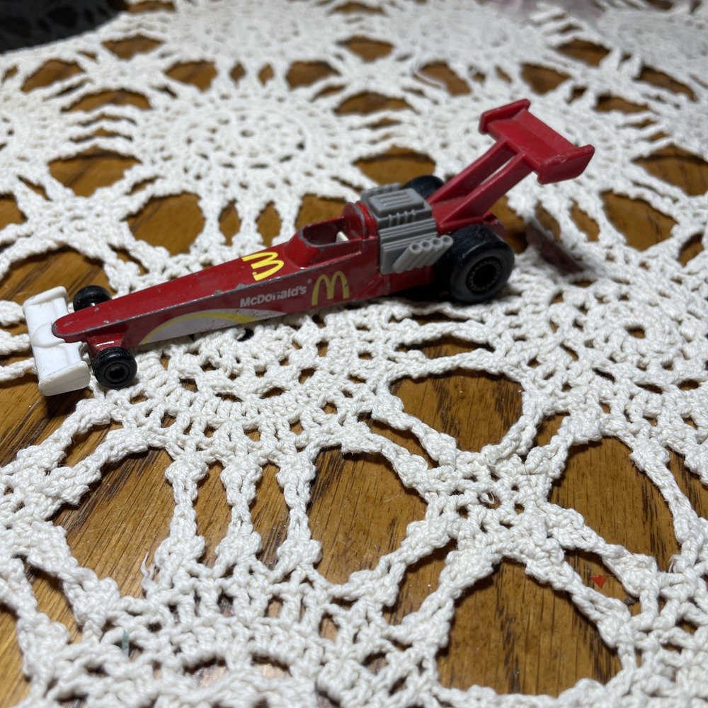 Vintage Hot Wheels Dragster 1993 McDonald's Happy Meal Promo Racecar Red